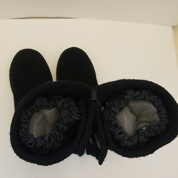 UGG Classic Cardy II Knit Boot Size 7 Black - Picture 14 of 17